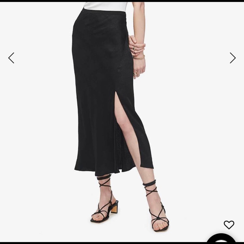 Anine Bing Dolly snakeskin print skirt